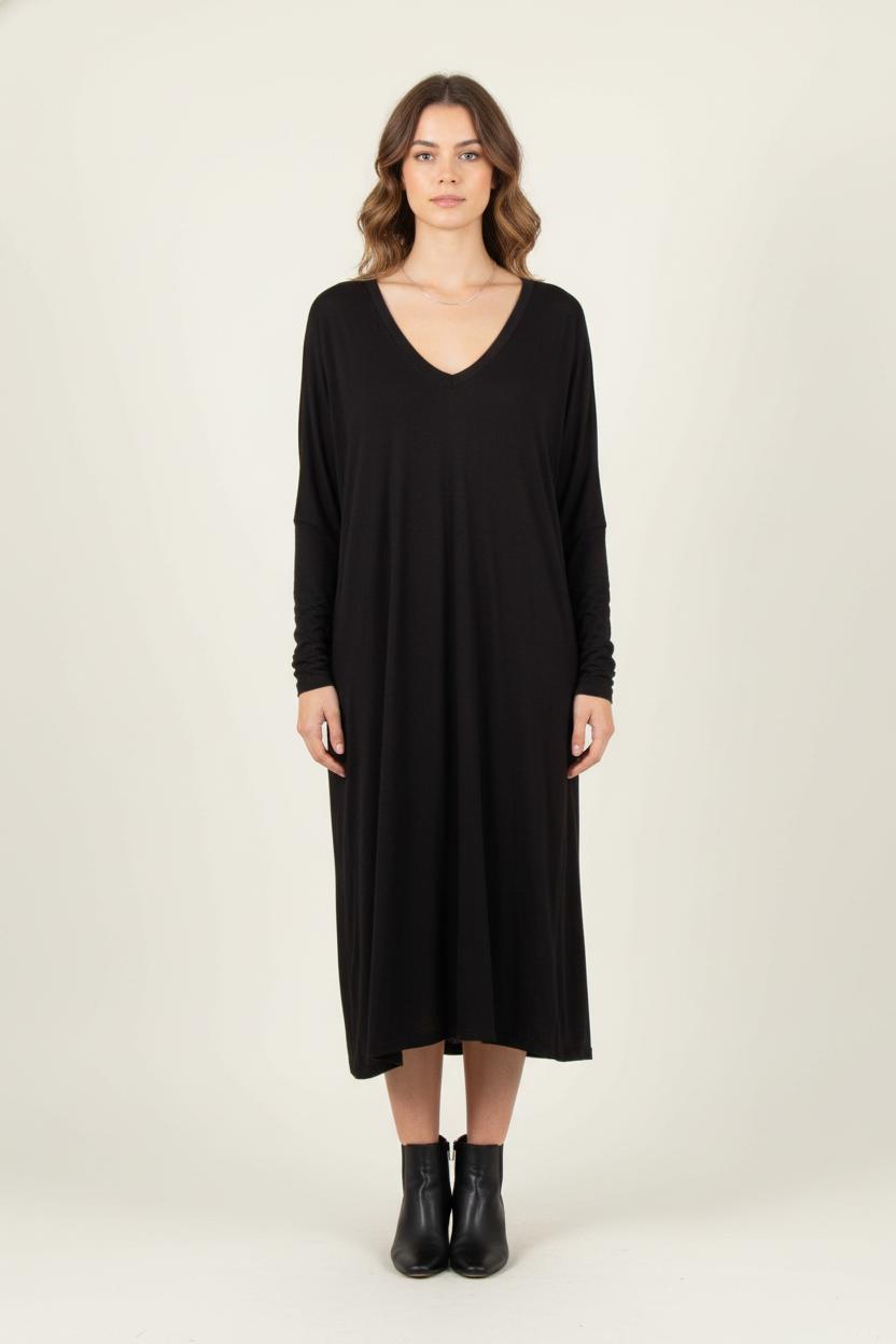 Robe Midi Noire - Taille L/40 de la marque Gerard Darel | PARAD78706 - Vendu par Paradigme - Image 1