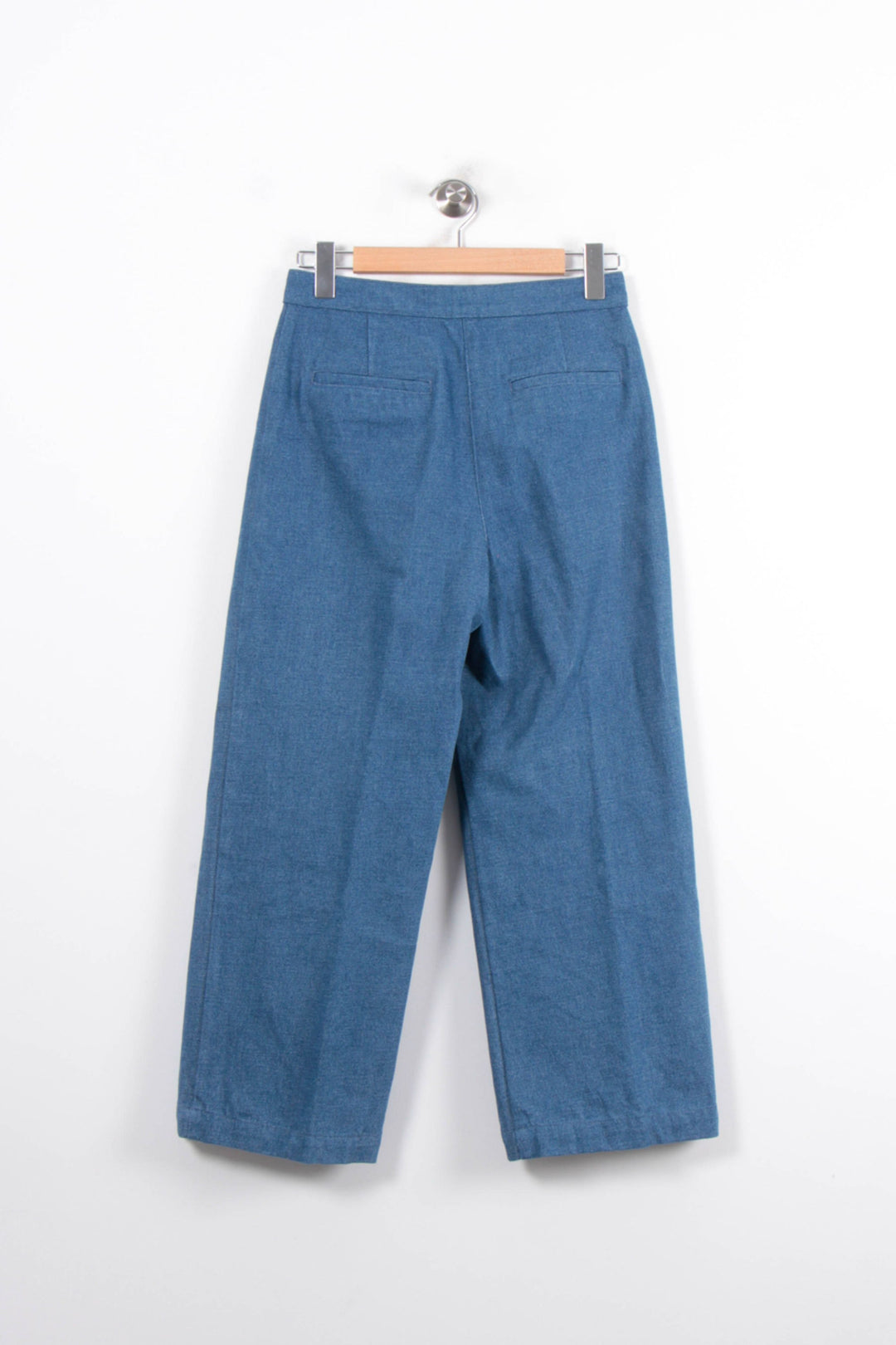 Pantalon Large Bleu - Taille M/38 de la marque Sézane | PARAD78708 - Vendu par Paradigme - Image 4
