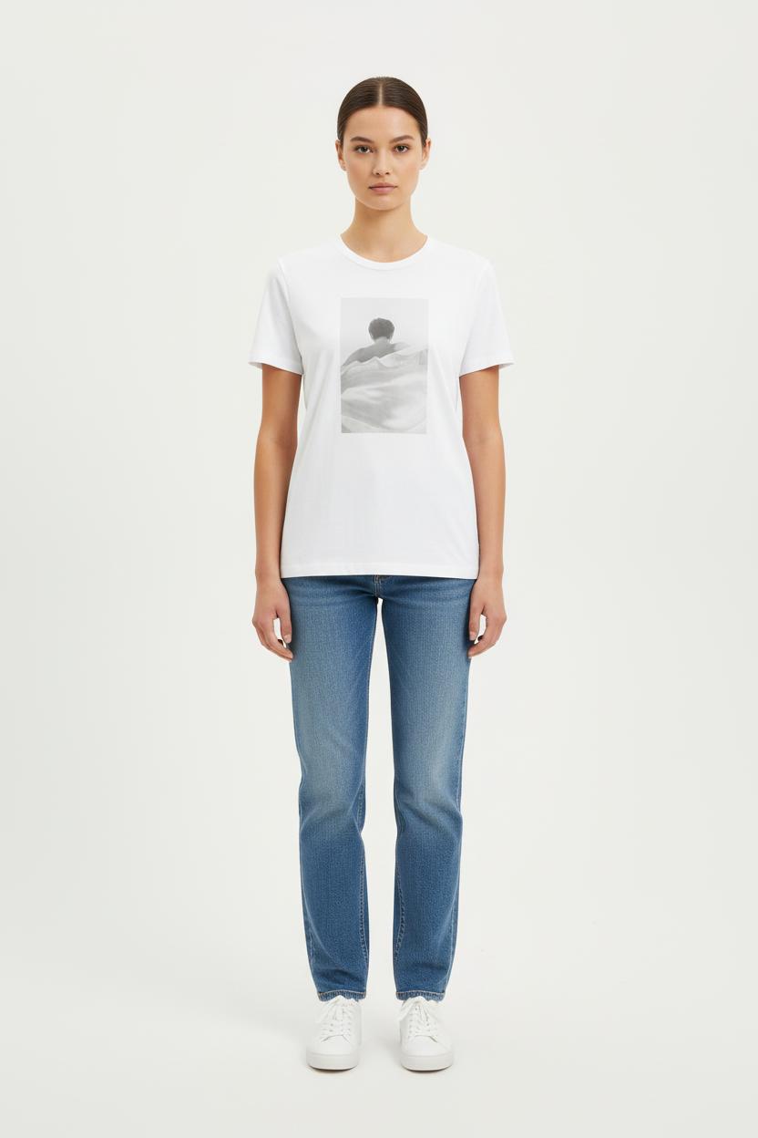Tee-shirt Blanc - Taille S/36 de la marque Ines de la Fressange Paris | PARAD78712 - Vendu par Paradigme - Image 1