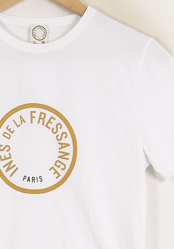 Tee-shirt Blanc - Taille XS/34 de la marque Ines de la Fressange Paris | PARAD78718 - Vendu par Paradigme - Image 3
