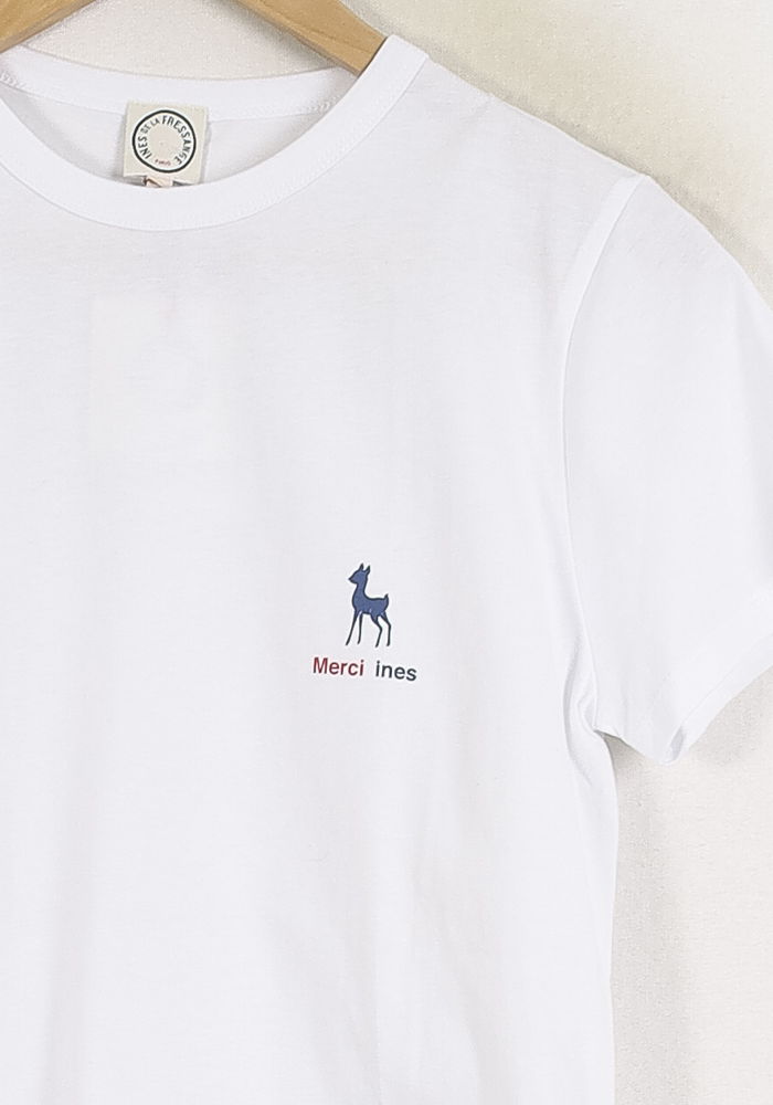 Tee-shirt Blanc - Taille S/36 de la marque Ines de la Fressange Paris | PARAD78719 - Vendu par Paradigme - Image 3