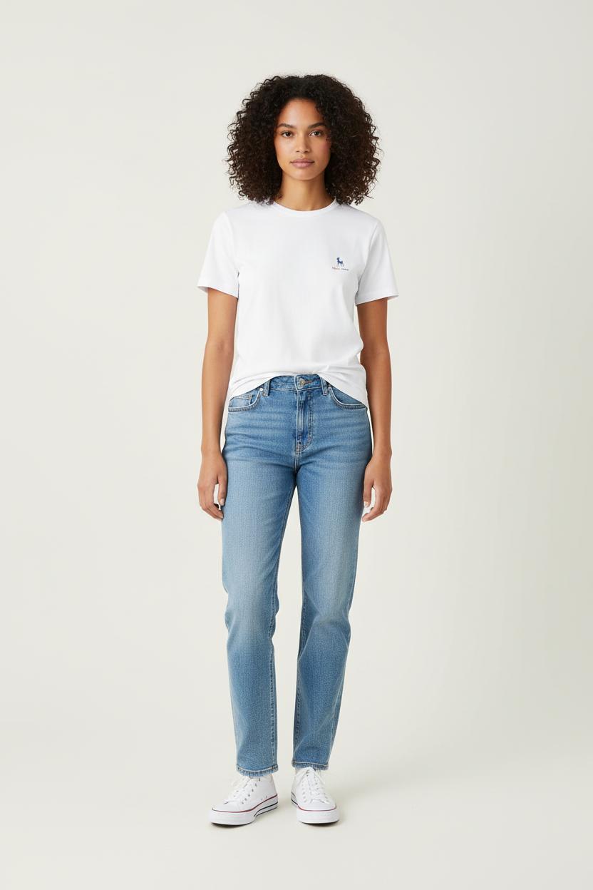 Tee-shirt Blanc - Taille S/36 de la marque Ines de la Fressange Paris | PARAD78719 - Vendu par Paradigme - Image 1