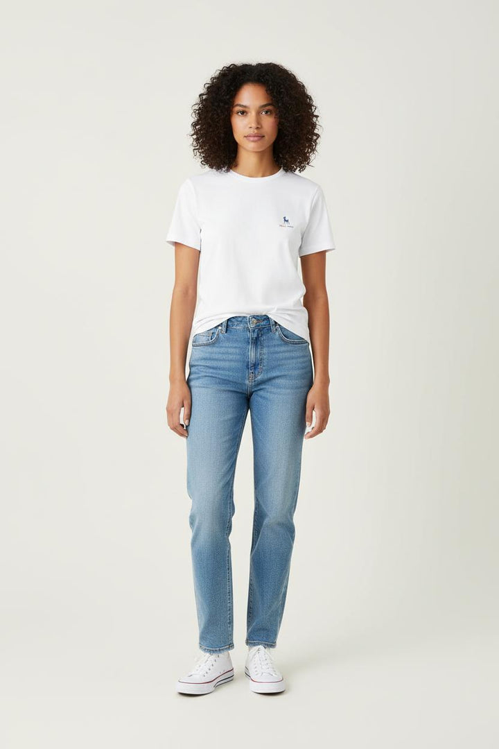 Tee-shirt Blanc - Taille S/36 de la marque Ines de la Fressange Paris | PARAD78719 - Vendu par Paradigme - Image 1