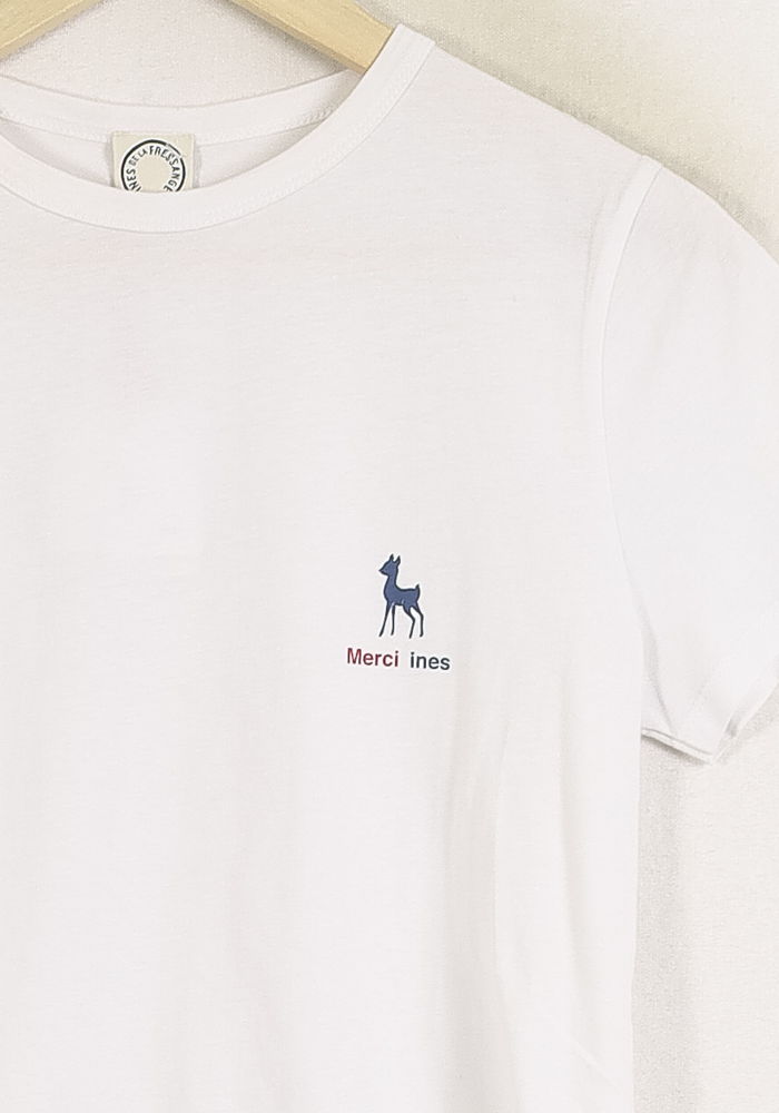 Tee-shirt Blanc - Taille S/36 de la marque Ines de la Fressange Paris | PARAD78723 - Vendu par Paradigme - Image 3