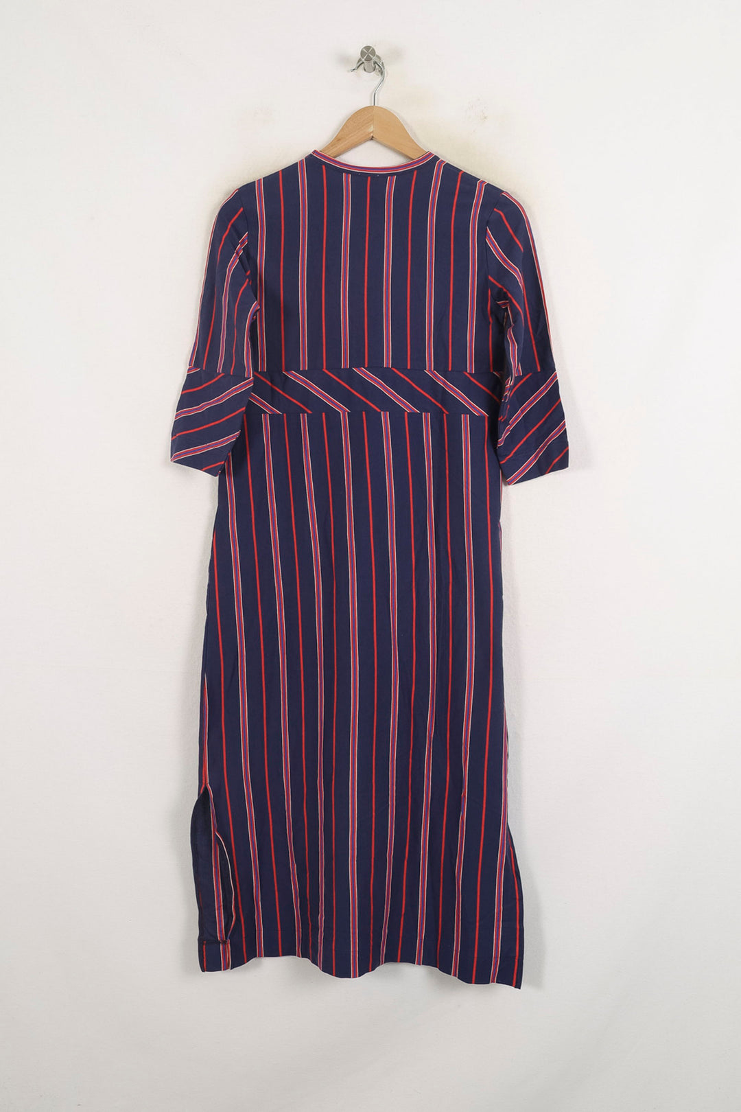 Robe Midi Bleu et Rouge - Taille S/36 de la marque Ines de la Fressange Paris | PARAD78732 - Vendu par Paradigme - Image 4