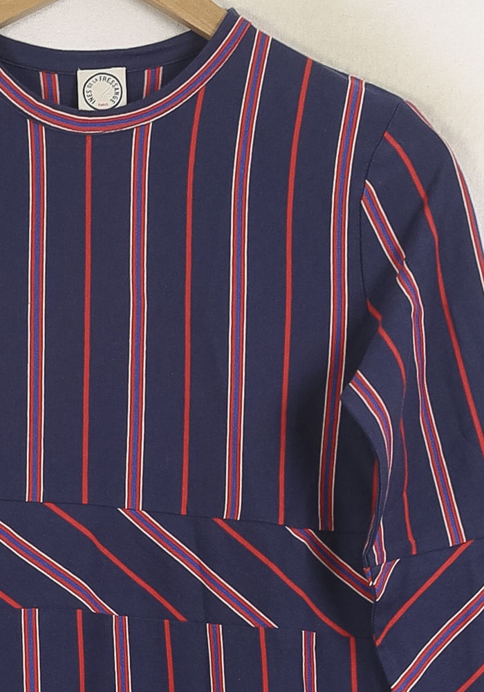 Robe Midi Bleu et Rouge - Taille S/36 de la marque Ines de la Fressange Paris | PARAD78732 - Vendu par Paradigme - Image 3