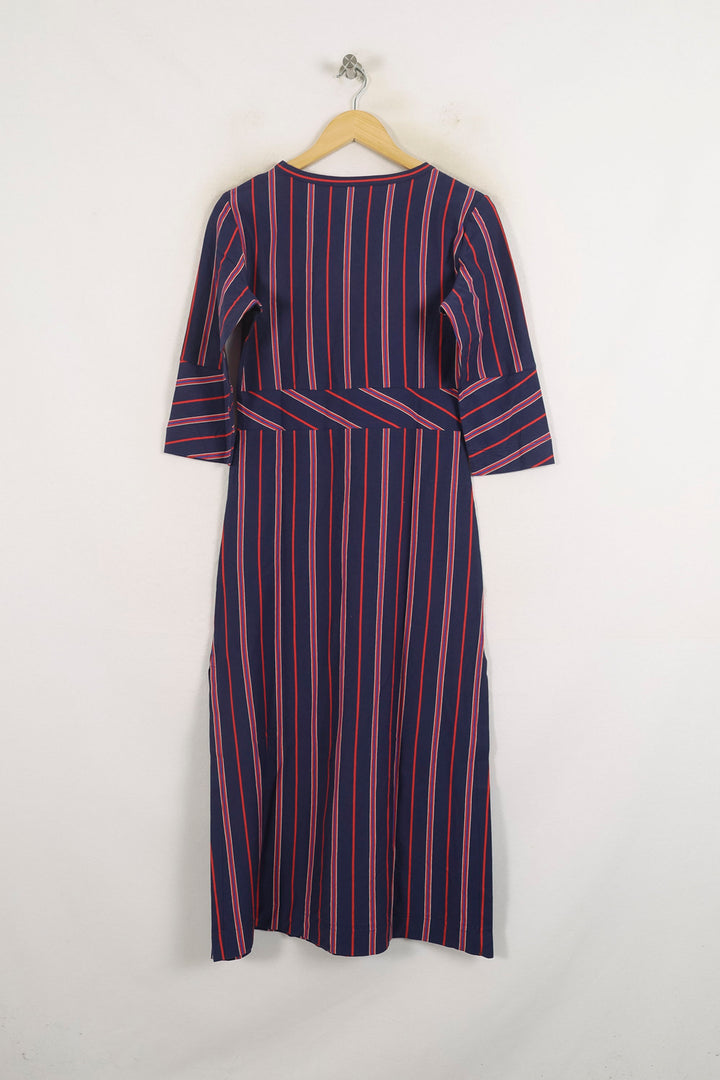 Robe Longue Bleue et Rouge - Taille S/36 de la marque Ines de la Fressange Paris | PARAD78733 - Vendu par Paradigme - Image 4
