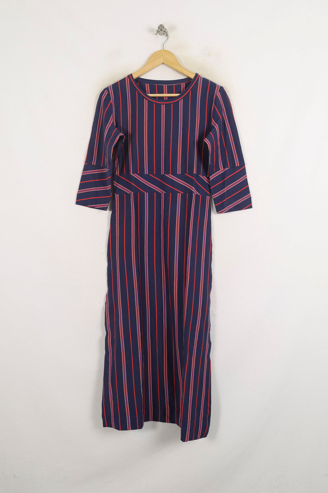 Robe Longue Bleue et Rouge - Taille S/36 de la marque Ines de la Fressange Paris | PARAD78733 - Vendu par Paradigme - Image 2