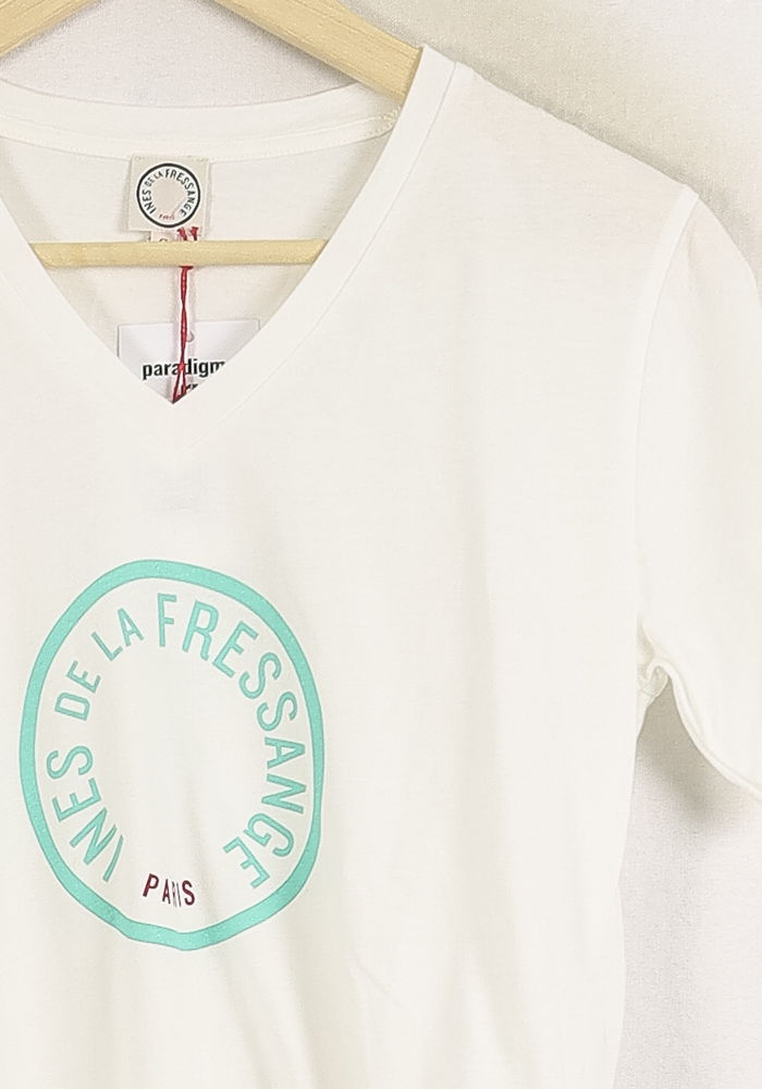 Tee-shirt Blanc - Taille S/36 de la marque Ines de la Fressange Paris | PARAD78736 - Vendu par Paradigme - Image 3