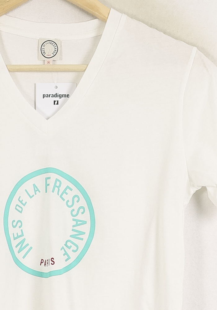 T-shirt Blanc - Taille S/36 de la marque Ines de la Fressange Paris | PARAD78737 - Vendu par Paradigme - Image 3