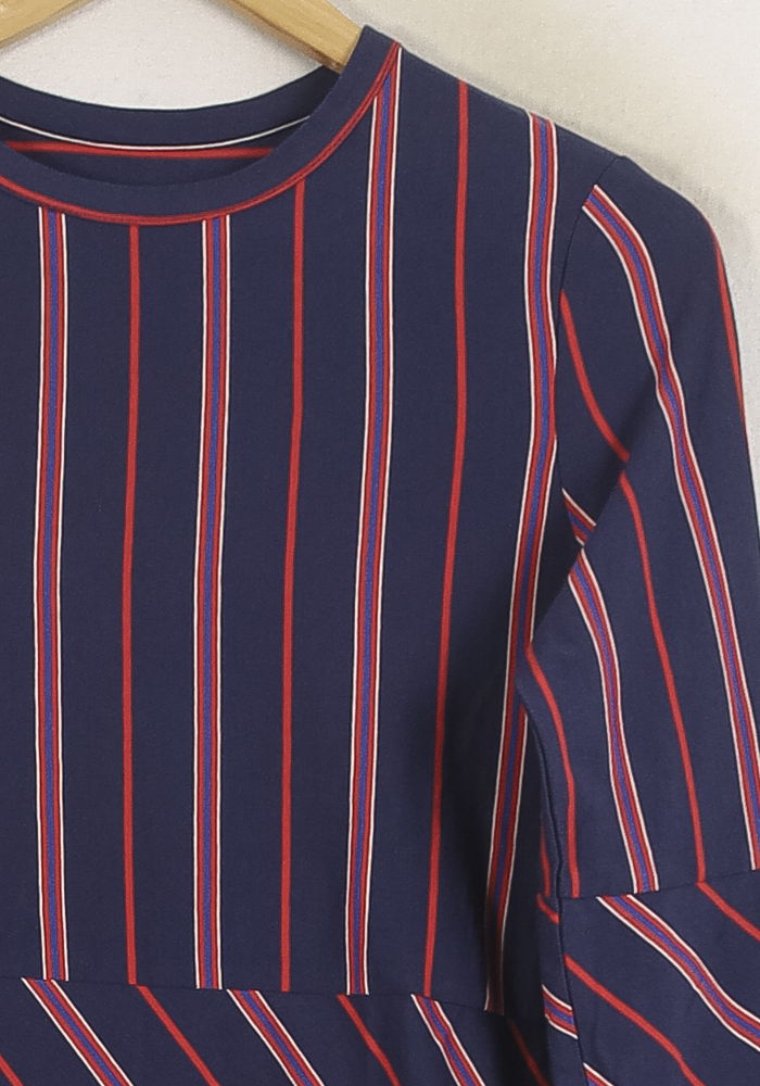Robe Longue Bleue et Rouge - Taille S/36 de la marque Ines de la Fressange Paris | PARAD78739 - Vendu par Paradigme - Image 3