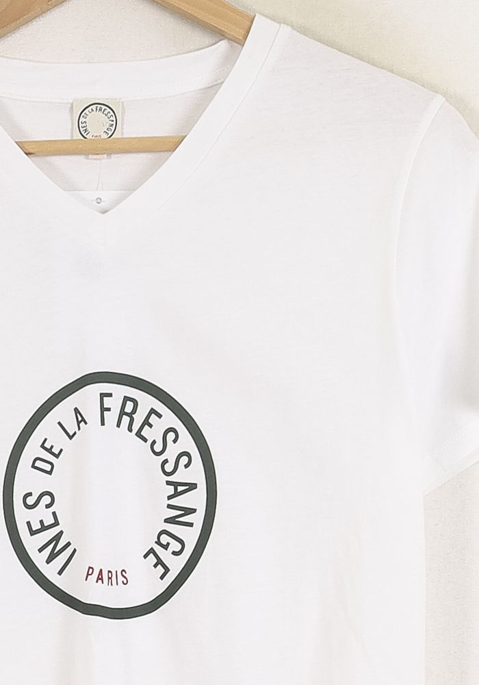 Tee-shirt Blanc - Taille S/36 de la marque Ines de la Fressange Paris | PARAD78743 - Vendu par Paradigme - Image 3