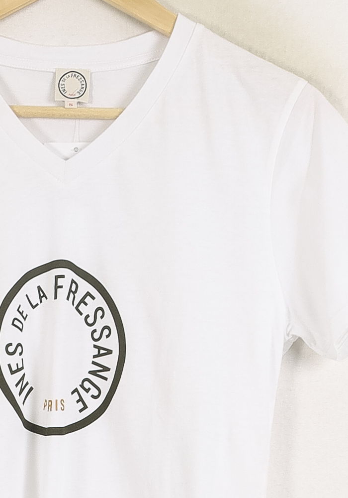 Tee-shirt Blanc - Taille S/36 de la marque Ines de la Fressange Paris | PARAD78744 - Vendu par Paradigme - Image 3