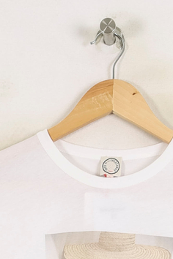 Tee-shirt Blanc - Taille S/36 de la marque Ines de la Fressange Paris | PARAD78747 - Vendu par Paradigme - Image 2