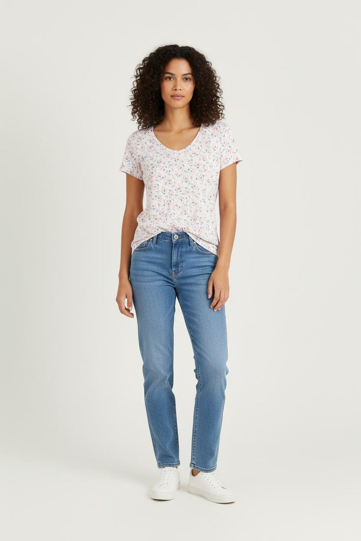 Tee-shirt Rose - Taille S/36 de la marque Ines de la Fressange Paris | PARAD78749 - Vendu par Paradigme - Image 1