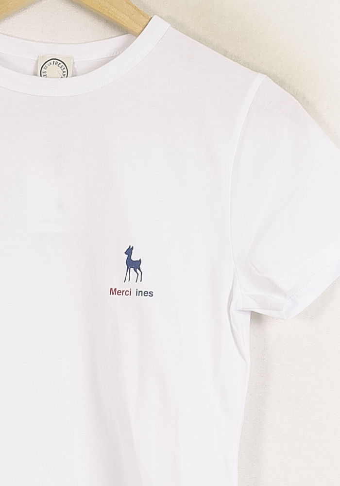 Tee-shirt Blanc - Taille XS/34 de la marque Ines de la Fressange Paris | PARAD78750 - Vendu par Paradigme - Image 3