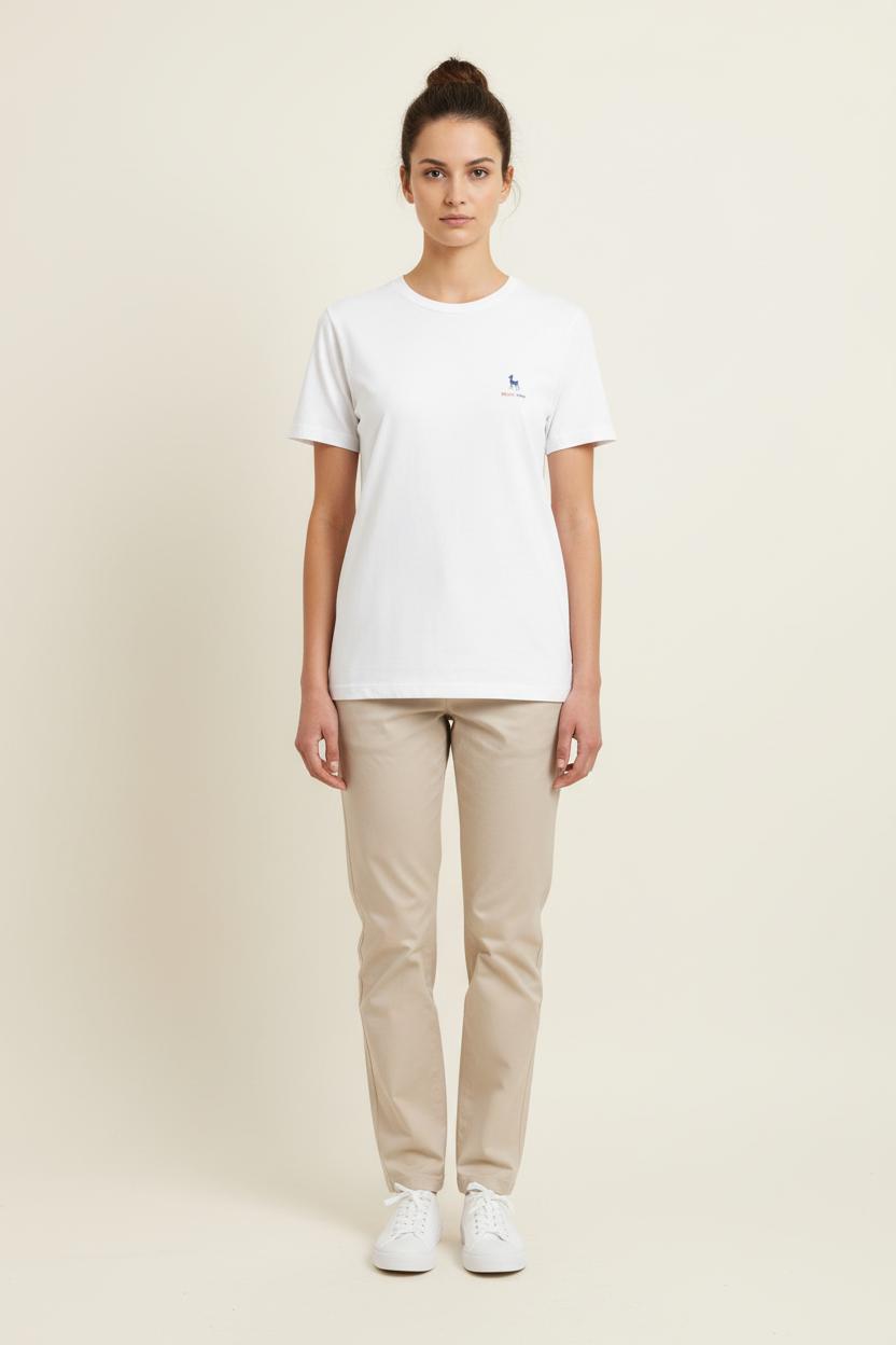 Tee-shirt Blanc - Taille XS/34 de la marque Ines de la Fressange Paris | PARAD78750 - Vendu par Paradigme - Image 1