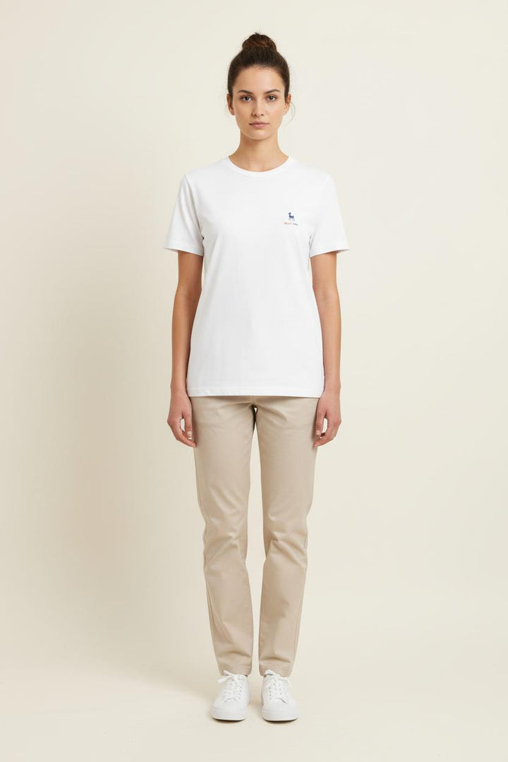 Tee-shirt Blanc - Taille XS/34 de la marque Ines de la Fressange Paris | PARAD78750 - Vendu par Paradigme - Image 1