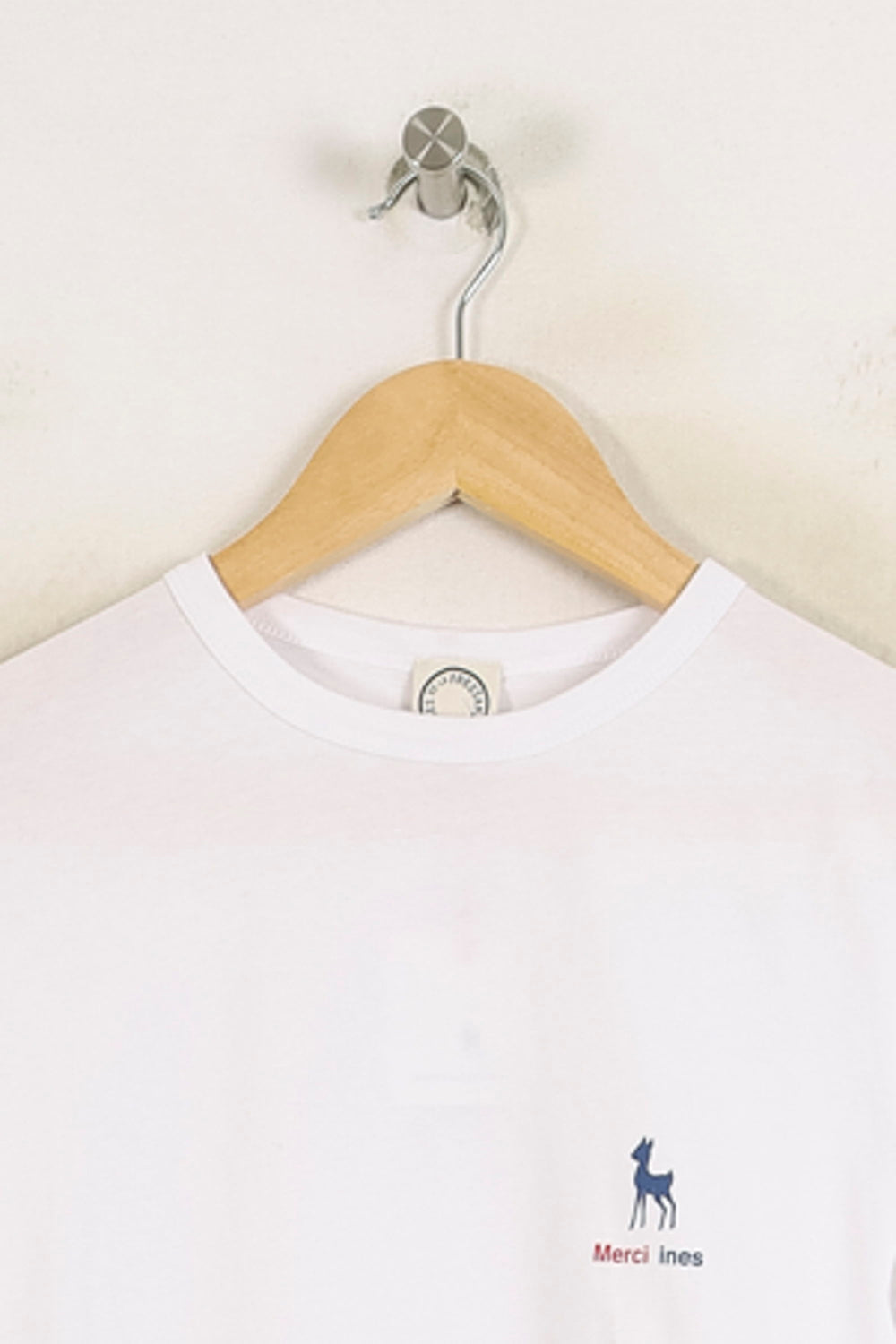 Tee-shirt Blanc - Taille XS/34 de la marque Ines de la Fressange Paris | PARAD78750 - Vendu par Paradigme - Image 2