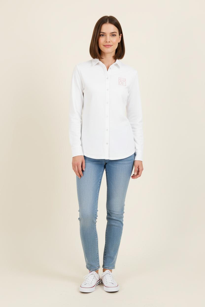Chemise Blanche - Taille S/36 de la marque Ines de la Fressange Paris | PARAD78756 - Vendu par Paradigme - Image 1