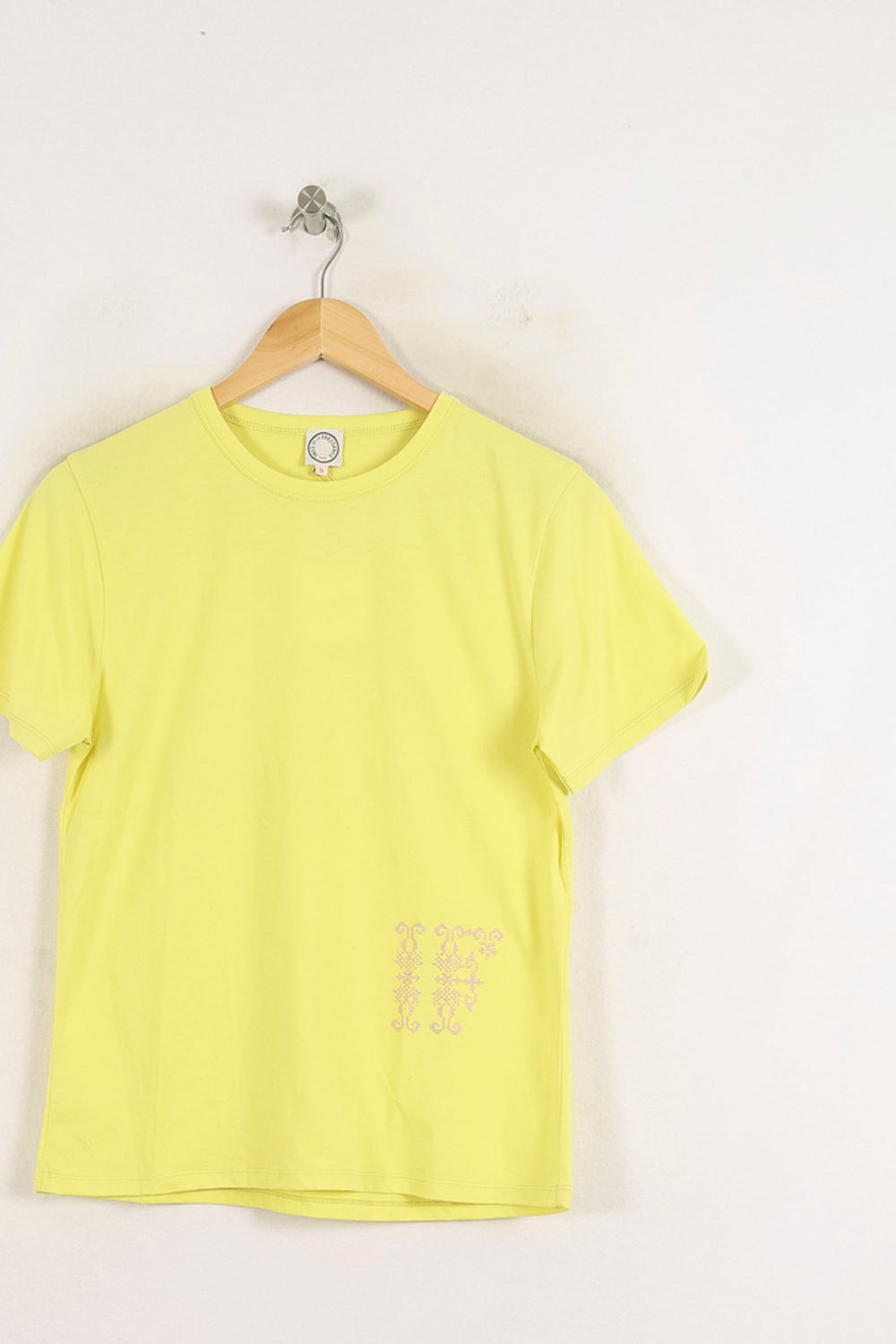 Tee-shirt Jaune - Taille S/36 de la marque Ines de la Fressange Paris | PARAD78757 - Vendu par Paradigme - Image 2