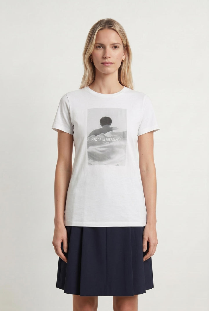 Tee-shirt Blanc - Taille S/36 de la marque Ines de la Fressange Paris | PARAD78763 - Vendu par Paradigme - Image 1