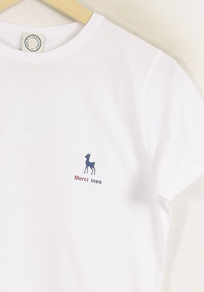 Tee-shirt Blanc - Taille M/38 de la marque Ines de la Fressange Paris | PARAD78765 - Vendu par Paradigme - Image 3