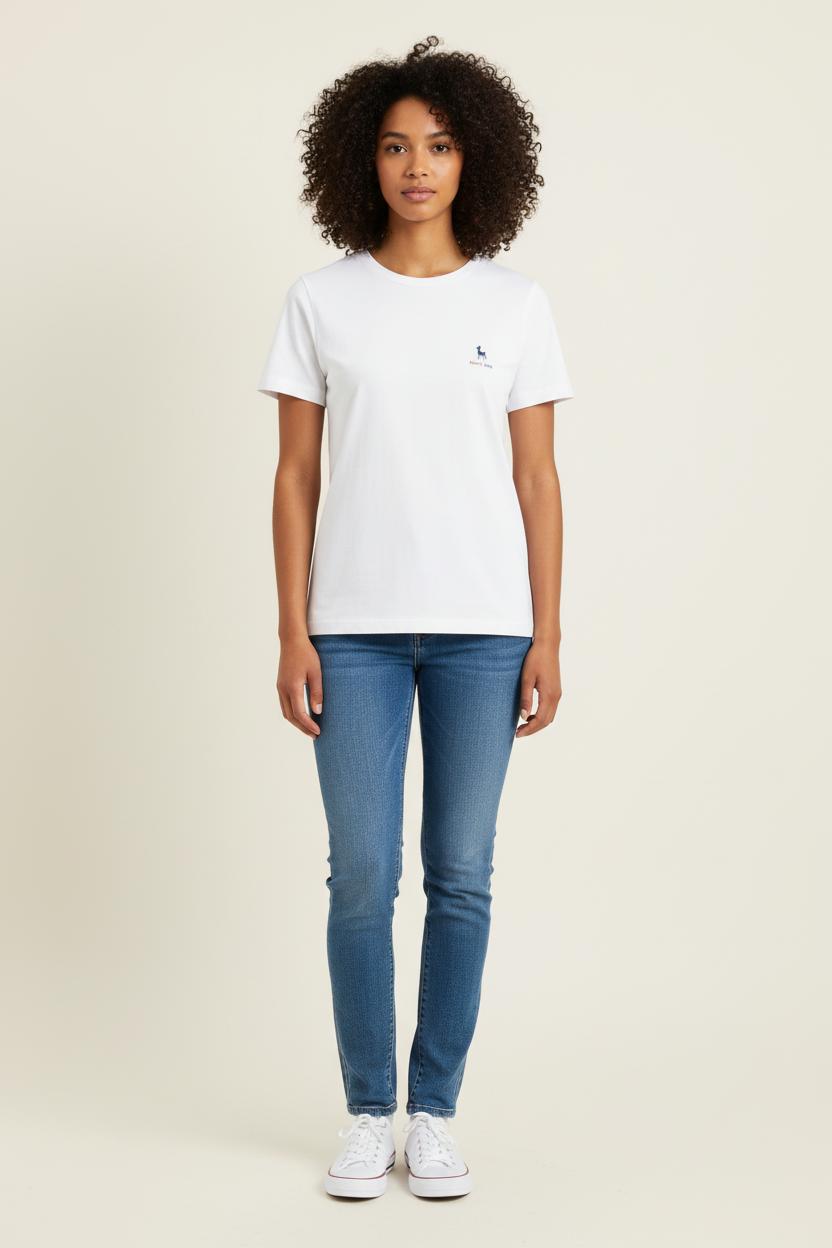 Tee-shirt Blanc - Taille M/38 de la marque Ines de la Fressange Paris | PARAD78765 - Vendu par Paradigme - Image 1