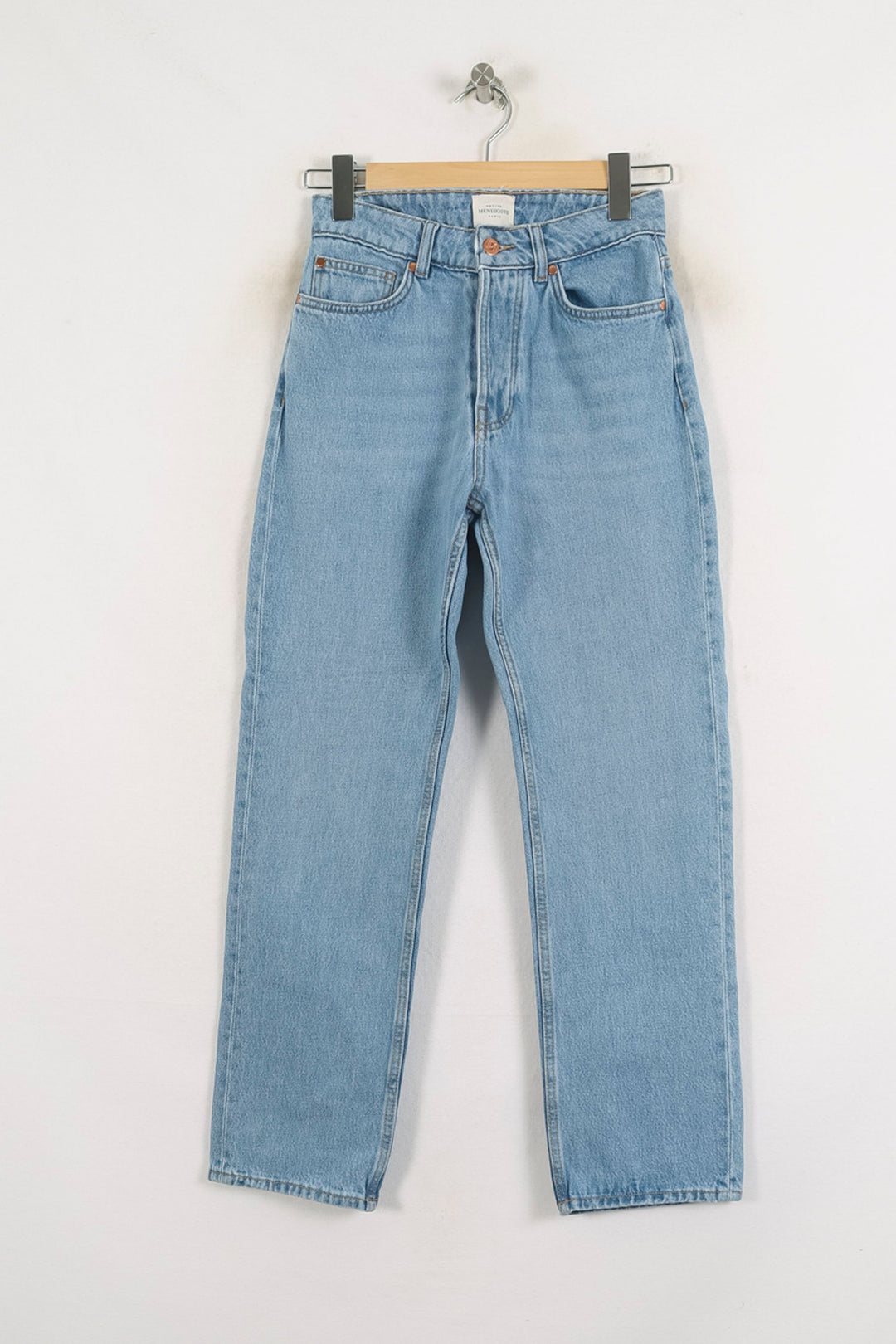 Jean Droit Bleu - Taille XS/34 de la marque Petite Mendigote | PARAD78769 - Vendu par Paradigme - Image 2