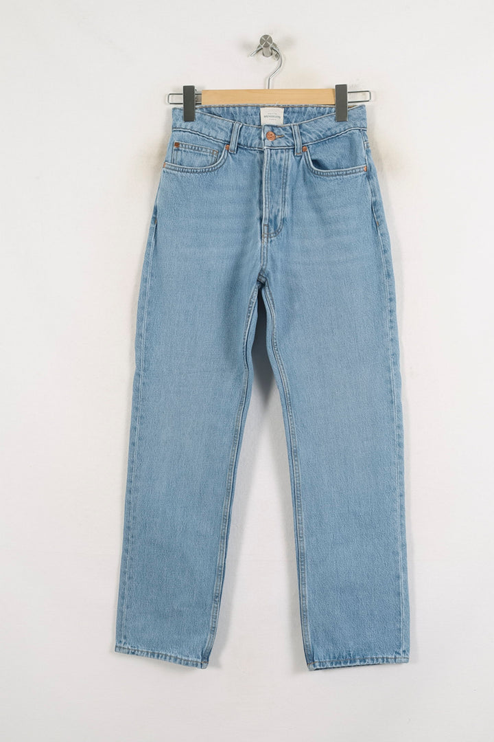Jean Droit Bleu - Taille XS/34 de la marque Petite Mendigote | PARAD78769 - Vendu par Paradigme - Image 2