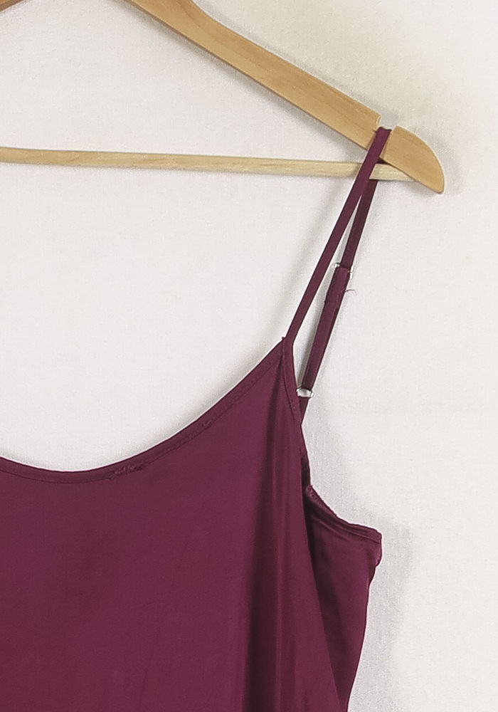 Robe Longue Violette - Taille XL/42 de la marque La Fée Maraboutée | PARAD78771 - Vendu par Paradigme - Image 3