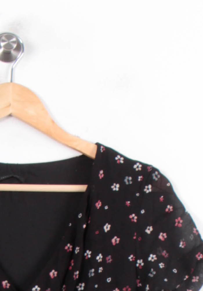 Robe Portefeuille Noire - Taille S/36 de la marque IKKS | PARAD78773 - Vendu par Paradigme - Image 3