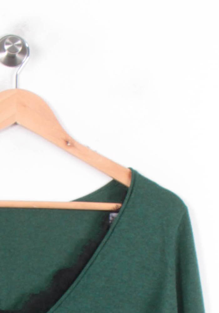 Pull Vert - Taille XS/34 de la marque IKKS | PARAD78779 - Vendu par Paradigme - Image 3