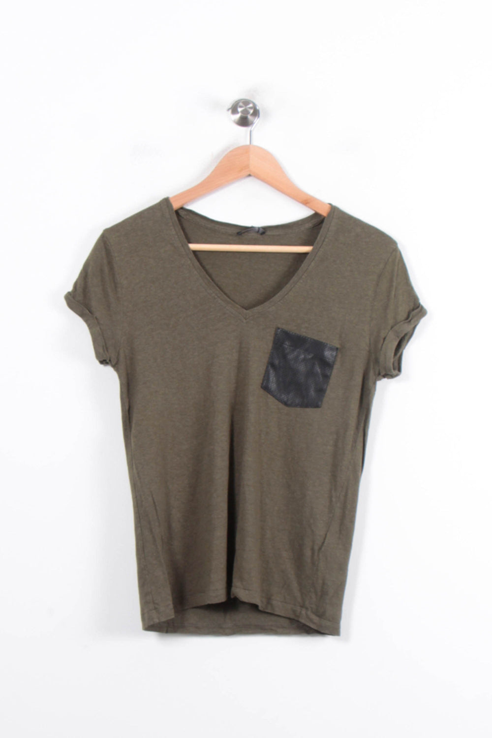 Tee-shirt Vert et Noir - Taille XS/34 de la marque IKKS | PARAD78781 - Vendu par Paradigme - Image 2