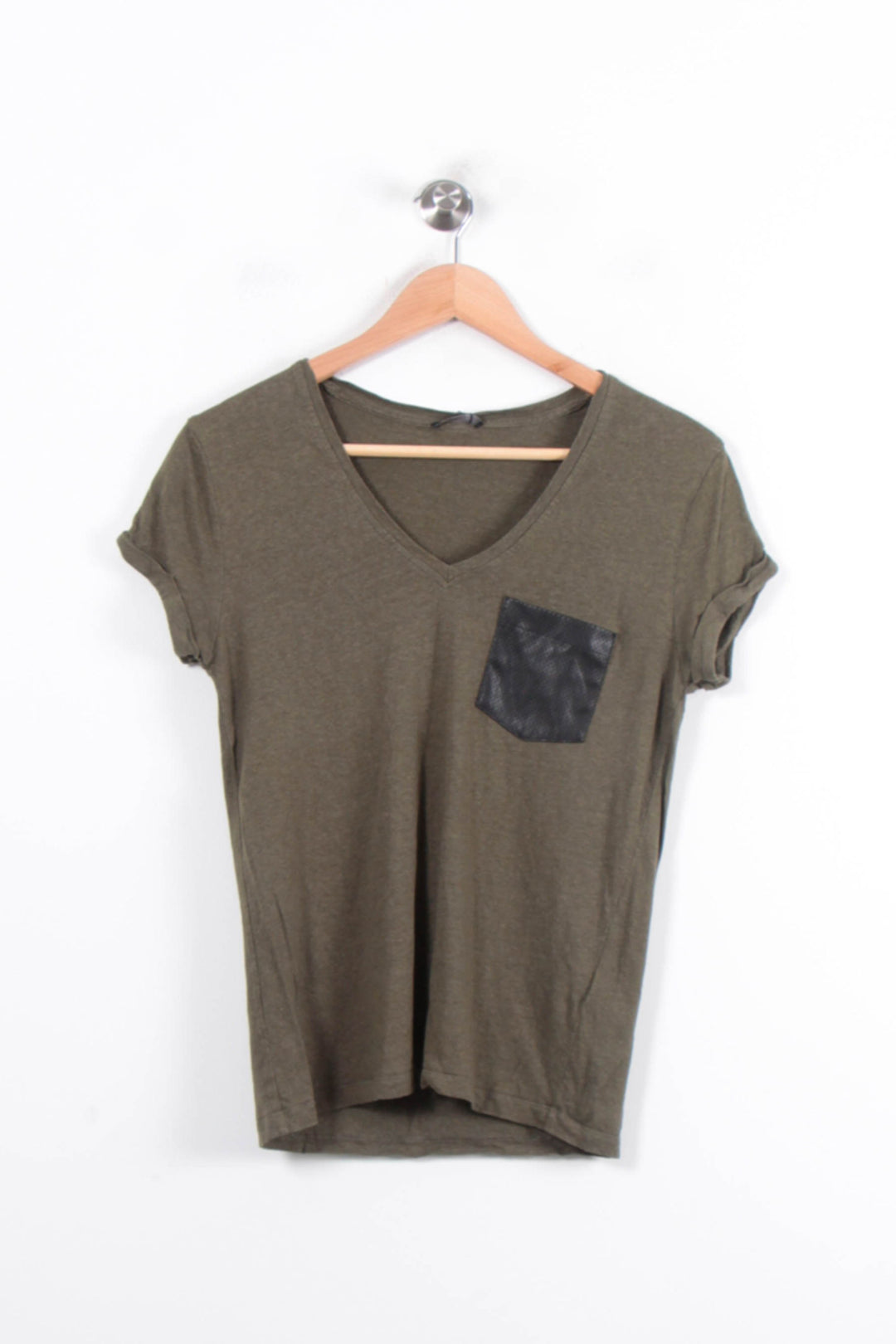 Tee-shirt Vert et Noir - Taille XS/34 de la marque IKKS | PARAD78781 - Vendu par Paradigme - Image 2