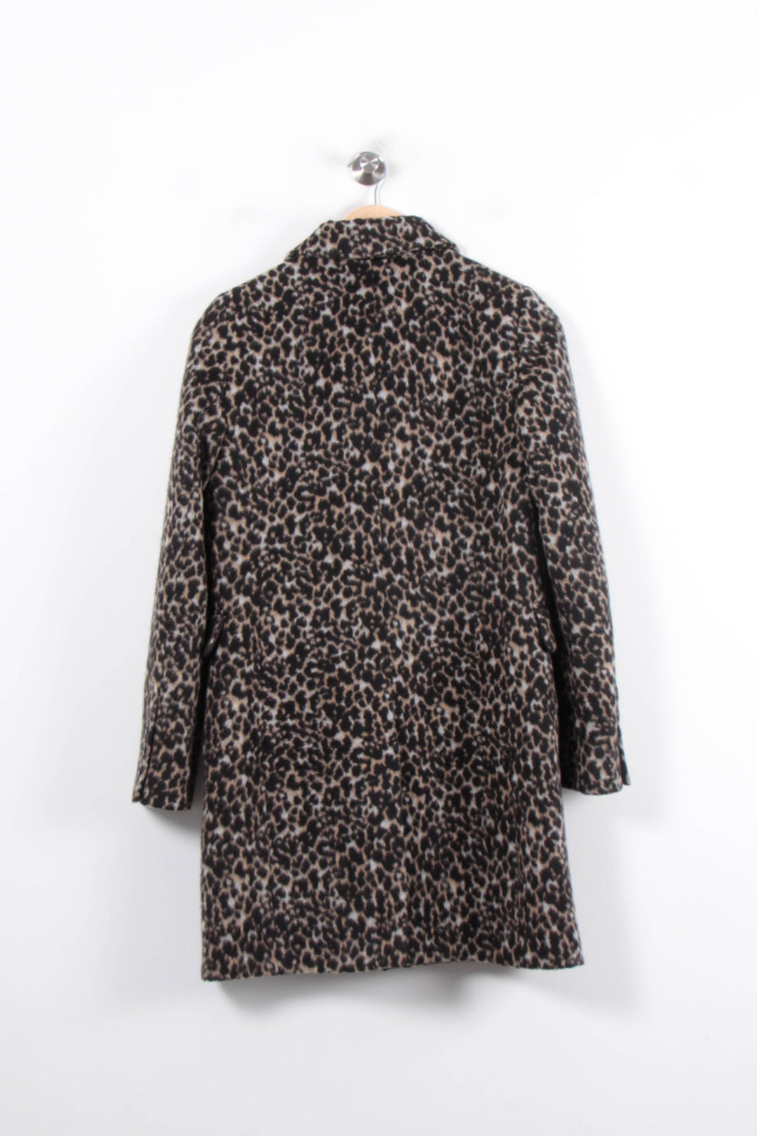 Manteau Léopard Marron et Noir - Taille S/36 de la marque Caroll | PARAD78791 - Vendu par Paradigme - Image 4