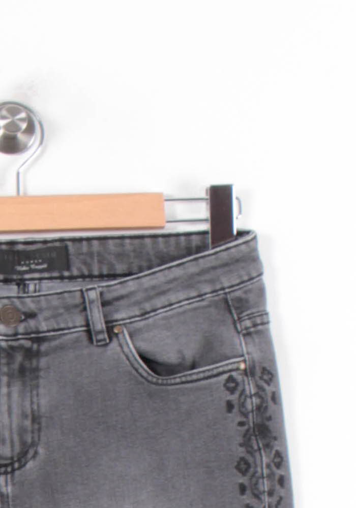 Jean Gris - Taille S/36 de la marque IKKS | PARAD78802 - Vendu par Paradigme - Image 3