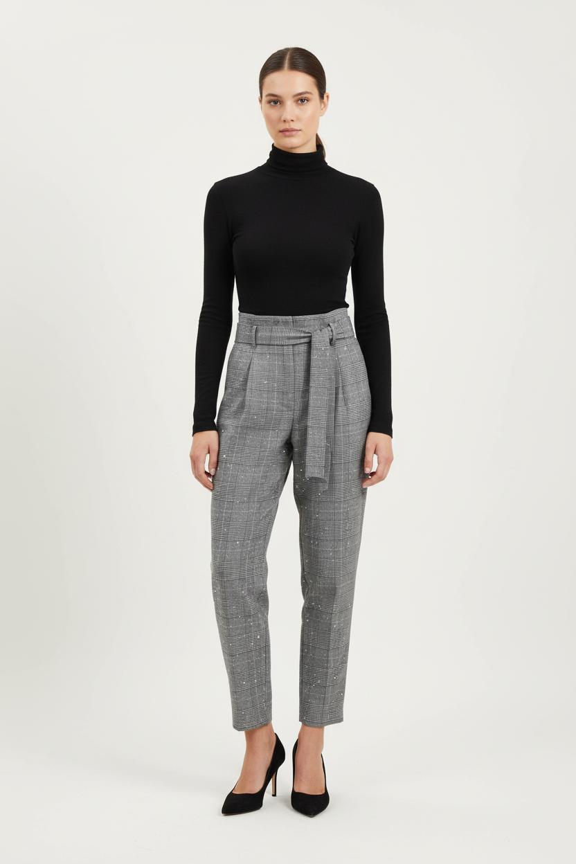 Pantalon Carotte Gris - Taille S/36 de la marque Liu Jo | PARAD78806 - Vendu par Paradigme - Image 1