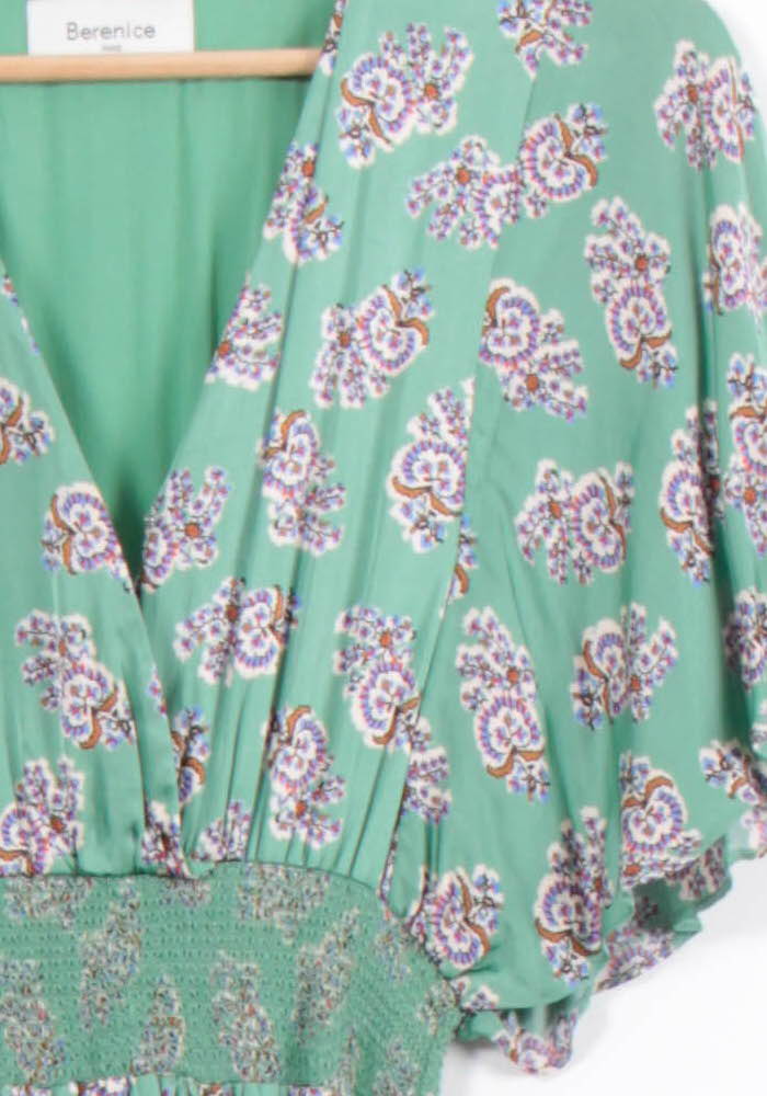 Robe Longue Verte - Taille S/36 de la marque Bérénice | PARAD78810 - Vendu par Paradigme - Image 3
