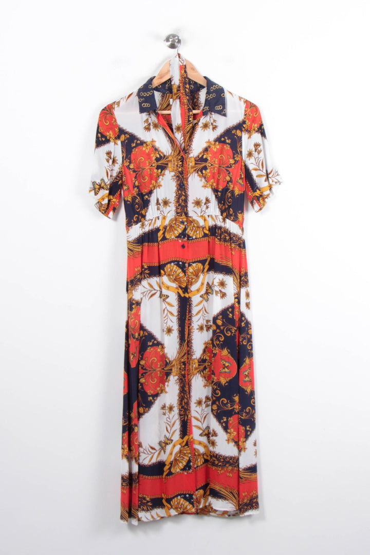 Robe Midi Multicolore - Taille S/36 de la marque Sandro | PARAD78811 - Vendu par Paradigme - Image 2