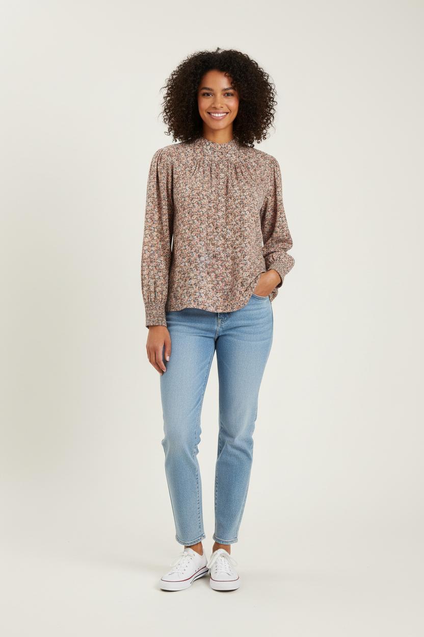 Blouse Fleurie Multicolore - Taille XS/34 de la marque ba&sh | PARAD78817 - Vendu par Paradigme - Image 1