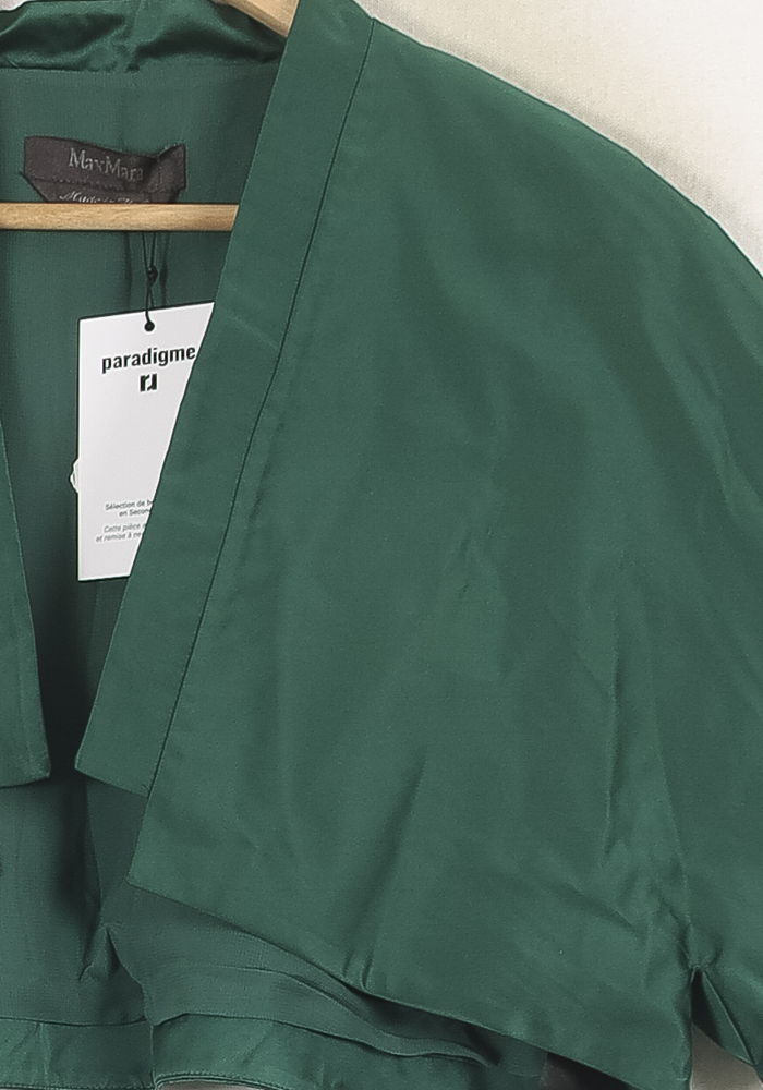 Veste Courte Verte - Taille XXL/44 de la marque Max Mara | PARAD78825 - Vendu par Paradigme - Image 3