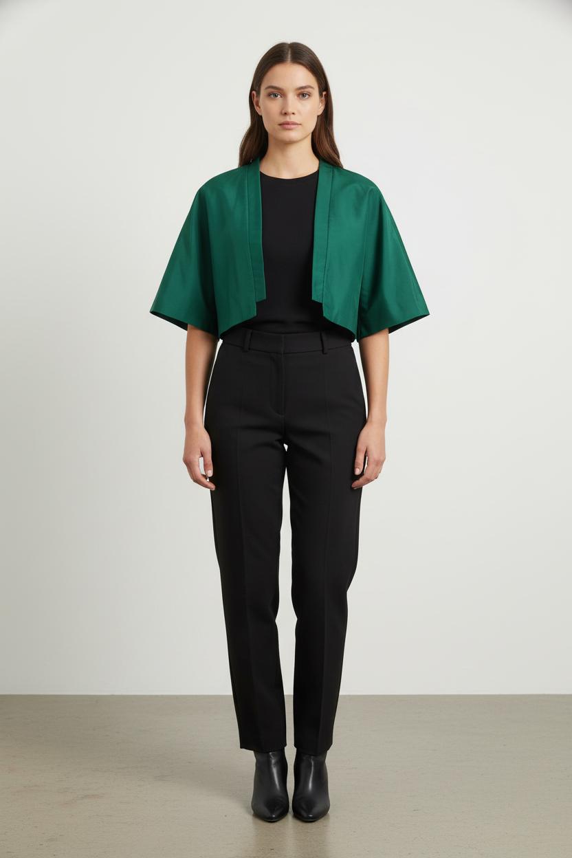 Veste Courte Verte - Taille XXL/44 de la marque Max Mara | PARAD78825 - Vendu par Paradigme - Image 1