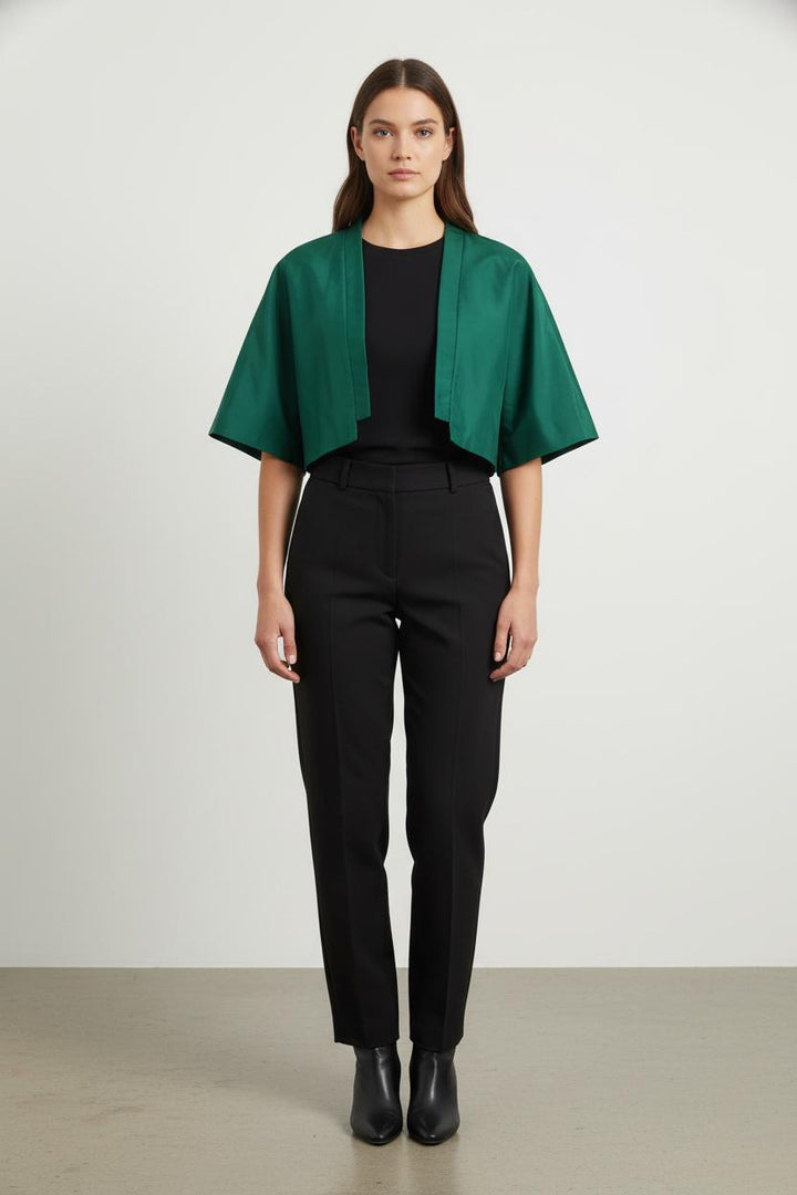 Veste Courte Verte - Taille XXL/44 de la marque Max Mara | PARAD78825 - Vendu par Paradigme - Image 1