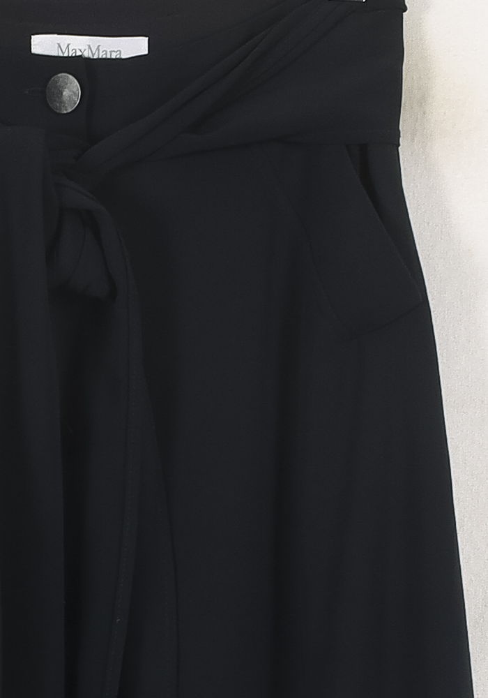 Jupe Longue Noire - Taille L/40 de la marque Max Mara | PARAD78829 - Vendu par Paradigme - Image 3