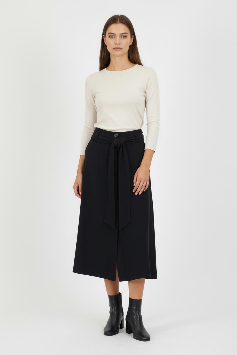 Jupe Longue Noire - Taille L/40 de la marque Max Mara | PARAD78829 - Vendu par Paradigme - Image 1