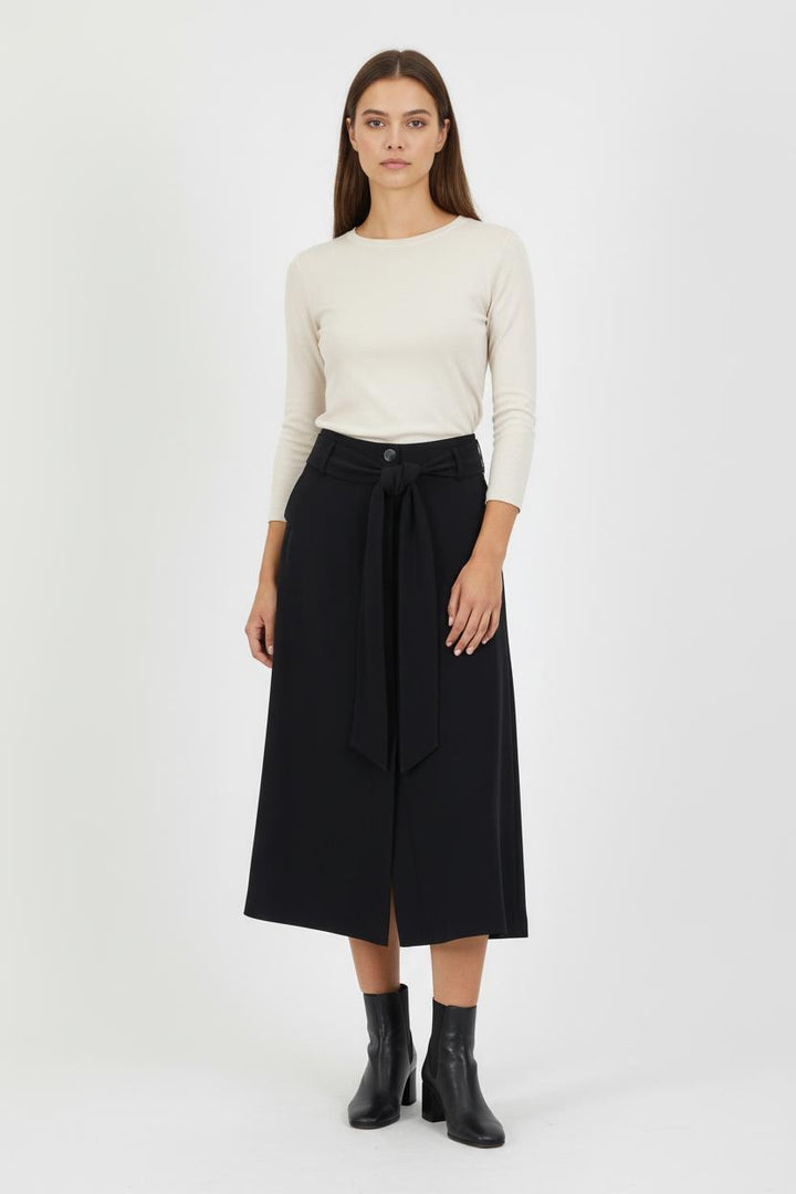 Jupe Longue Noire - Taille L/40 de la marque Max Mara | PARAD78829 - Vendu par Paradigme - Image 1