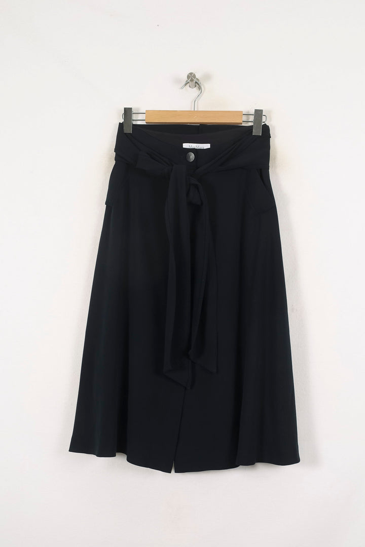Jupe Longue Noire - Taille L/40 de la marque Max Mara | PARAD78829 - Vendu par Paradigme - Image 2
