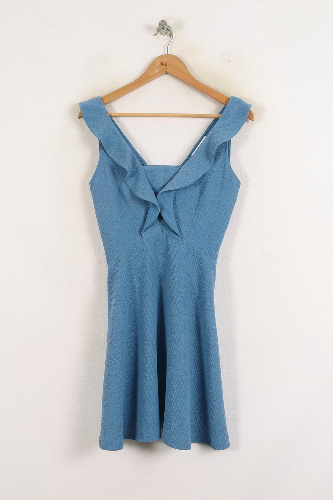 Robe Patineuse Bleue - Taille S/36 de la marque Sandro | PARAD78833 - Vendu par Paradigme - Image 2