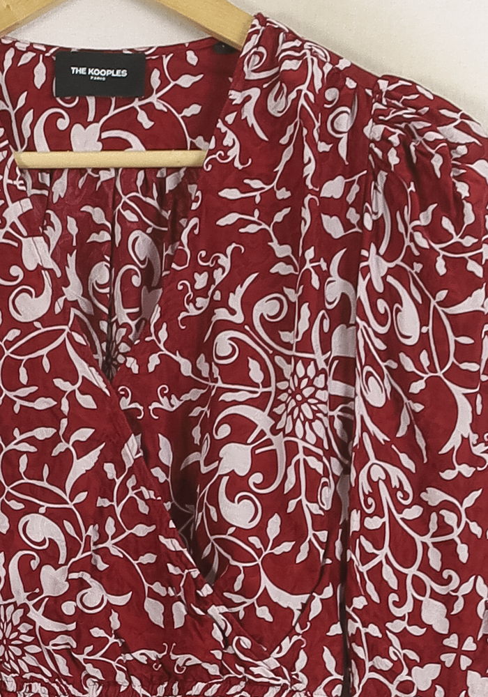 Blouse Rouge et Blanche - Taille S/36 de la marque The Kooples | PARAD78835 - Vendu par Paradigme - Image 3